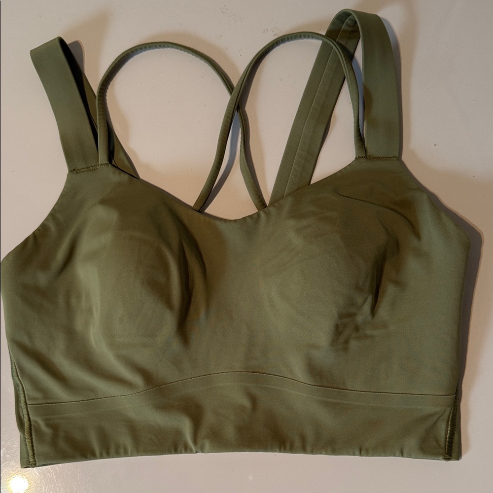 Lululemon Athletica Olive Sports Bra